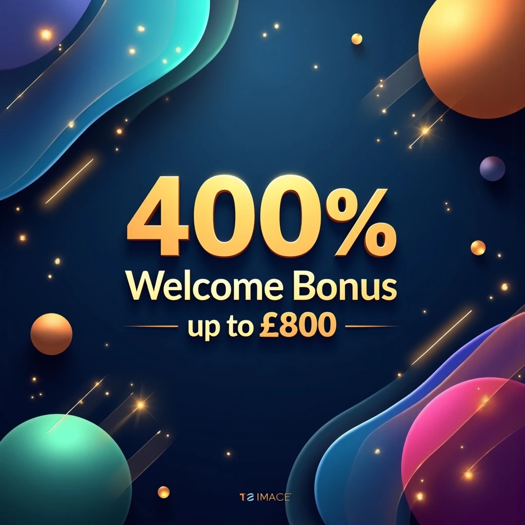 400% Welcome Bonus up to £800